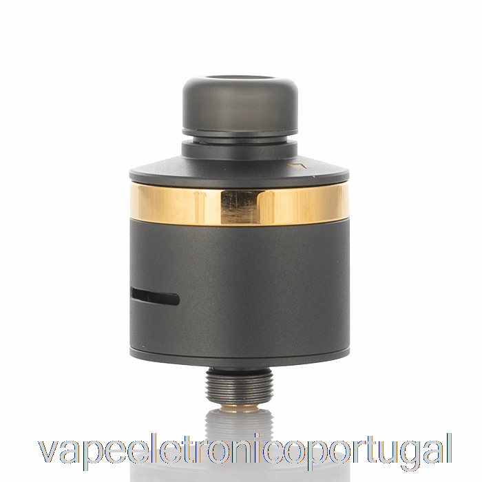 Vape Eletrônico Bp Mods Bushido V3 22mm Bf Rda Dlc Cinza + Ouro